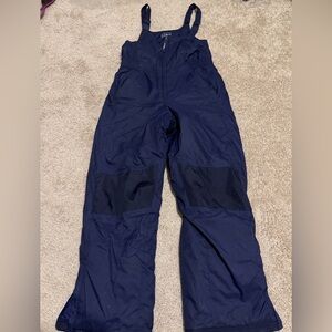 L.L.Bean Kids Cold Buster Snow Bib – Navy – Size 14